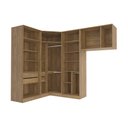 Ver imagem 5 de Quarto Modulado Kappesberg Adapt Nogueira 4 Peças
