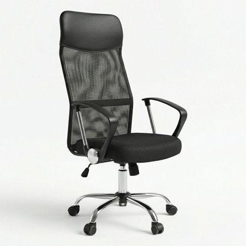 Cadeira de Escritório Diretor Giratória Office Astra Cor Preto - Sallar Home