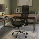 Ver imagem 2 de Cadeira de Escritório Diretor Giratória Office Astra Cor Preto - Sallar Home