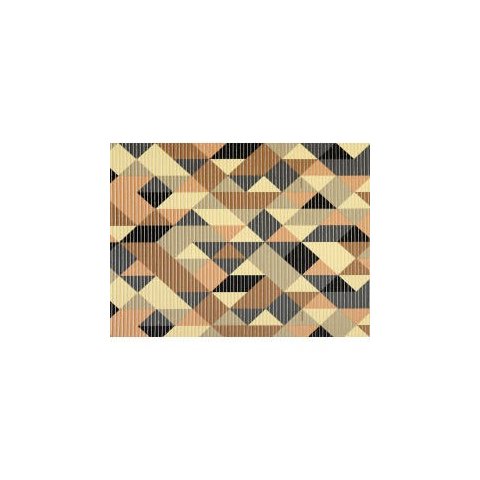 Tapete Antiderrapante Tropical Rolo 65cm X 15m Triângulos Color Kapazi