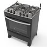 Fogão 5 Bocas a Gás Acendimento Automático Realce Bivolt Cr211 Preto - 3