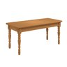 Conjunto Porto Mesa de Madeira 1,60 e 6 Cadeiras - Caramelo - 2