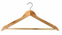 Ver imagem 3 de Kit 6 Cabide de Madeira Adulto com Cava e com Barra Resistente Rrister Premium