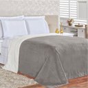 Ver imagem 1 de Edredom Cobertor Coberta Manta Casa Show King - Cinza