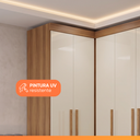 Ver imagem 6 de Guarda Roupas Modulado Closet de Canto 5 Portas Madrid