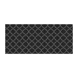 Tapete Antiderrapante Tropical Rolo 43cm X 15m Árabe Preto Kapazi