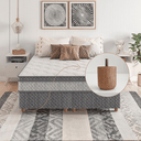 Ver imagem 2 de Conjunto de 7 Pés Baixos para Cama Box Kit Pé de Cama de Madeira 5cm Cor Mel