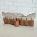 Ver imagem 4 de Conjunto de 7 Pés Baixos para Cama Box Kit Pé de Cama de Madeira 5cm Cor Mel