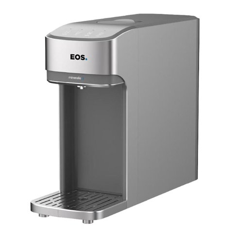 Bebedouro Purificador de Água Mineralle Slim Touch Eletrônico Prata EPE08S Bivolt - Eos