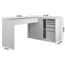 Ver imagem 5 de Mesa Nails Premium Ripado 167x117 Cm com Aspirador