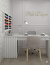 Ver imagem 2 de Mesa Nails Premium Ripado 167x117 Cm com Aspirador