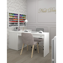 Ver imagem 3 de Mesa Nails Premium Ripado 167x117 Cm com Aspirador