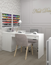 Ver imagem 3 de Mesa Nails Premium Ripado 167x117 Cm com Aspirador