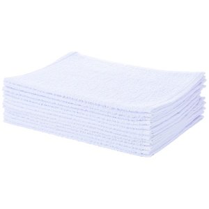 Kit 12 Toalhas Manicure Perfeito Estilo - Branco