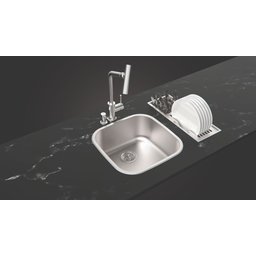 Cuba de Embutir ou Sobrepor Tramontina Tramontina Aria Maxi 40 Bs em Aço Inox Acetinado 40x40 Cm Tra - 2