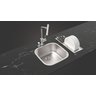 Cuba de Embutir ou Sobrepor Tramontina Tramontina Aria Maxi 40 Bs em Aço Inox Acetinado 40x40 Cm Tra - 2