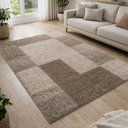 Ver imagem 1 de Tapete Sala Paris Trigo Art 36 Antiderrapante:2,00x2,50