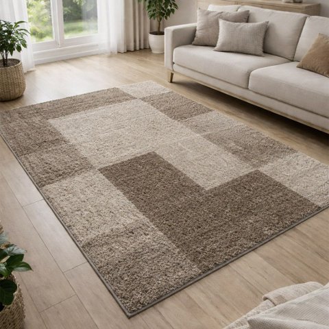 Tapete Sala Paris Trigo Art 36 Antiderrapante:2,00x2,50