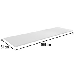 Tampo para Balcão 160 Cm Branco Ajl - 2