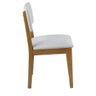 Cadeira Florença Tecido 05 Linho Cor Pinhão - 3