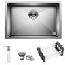 Cuba Quadrada Inox  Cozinha Pia Embutir Sobrepor Gourmet 6040 Premium com Acessórios - 1