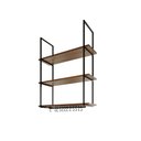 Ver imagem 2 de Prateleira Decorativa Londres 80 Cm Preto e Imbuia