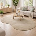 Ver imagem 1 de Tapete Sala Veneza Orgânico Antiderrapante:champanhe/1,98x2,48