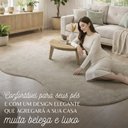 Ver imagem 2 de Tapete Sala Veneza Orgânico Antiderrapante:champanhe/1,98x2,48