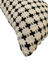 Ver imagem 2 de Almofada Boho Algodão Andaraí Retangular 30x50cm Off White/preto