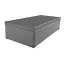 Ver imagem 2 de Base Box Baú Solteiro a Colchões Sintético Cinza 49x88x188