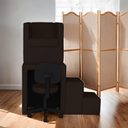 Ver imagem 2 de Kit Pedicure Cadeira Poltrona Escada Completo Corano Marrom