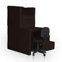 Ver imagem 3 de Kit Pedicure Cadeira Poltrona Escada Completo Corano Marrom