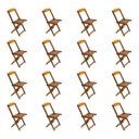 Ver imagem 2 de Kit 4 Jogos de Mesas Quadradas 70x70 em Madeira Maciça com 4 Cadeiras - Mel