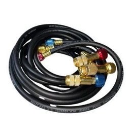 Conjunto de Mangueiras 1,50m Black Diamond (23835) em Alta Pressão para R22 1/4" X 1/4" 800/4000 Psi - 2