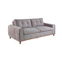 Ver imagem 1 de Sofá 3 Lugares Bipartido Leblon Bipartido Cinza 220cm