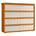Ver imagem 1 de Comoda Tarsila 8 Gavetas Mdf 136 Cm Cinamomo Off White Madetec