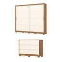 Ver imagem 2 de Conjunto Quarto Adulto Guarda-Roupa + Cômoda Palace