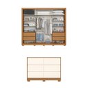Ver imagem 4 de Conjunto Quarto Adulto Guarda-Roupa + Cômoda Palace