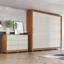Ver imagem 1 de Conjunto Quarto Adulto Guarda-Roupa + Cômoda Palace