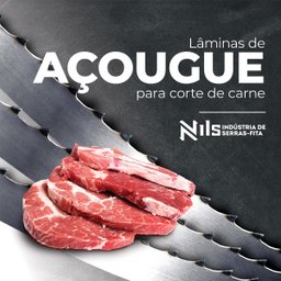Lamina Serra Fita Corta Carne 1,80m Nils - Caixa C/5 Un - 4