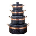Ver imagem 1 de Jogo de Panelas de Pedra Sabão 1, 2, 3 e 4 Litros Melhor Acabamento