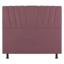 Ver imagem 1 de Cabeceira Cama Box Casal King Size Dublin 195cm Suede Rosê - Abmaza