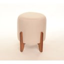 Ver imagem 2 de Puff Banqueta Thor Assento de Luxo Linho Cru(bege Claro)