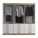 Ver imagem 3 de Guarda-roupa Casal New Mônaco 6 Portas 12 Gavetas Branco/demolição - Evidência Móveis