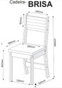 Ver imagem 3 de Conjunto de Mesa Pallace com 4 Cadeiras Brisa Mel/linho Off White