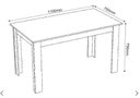 Ver imagem 2 de Conjunto de Mesa Pallace com 4 Cadeiras Brisa Mel/linho Off White