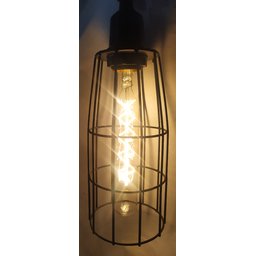 Gaiola Pendente De Luz Luxo Longa P/lâmp.div. Com Soqu Retrô - 3