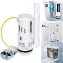 Ver imagem 5 de Reparo Caixa Acoplada Assento Kit 3 Uni Valvula Drenagem Vaso Sanitario Botao Descarga Tanque Banhei