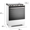 Ver imagem 4 de Fogão 5 Bocas Fe5iw Mesa Inox Perfectcook Vaporbake Electrolux