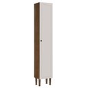 Ver imagem 2 de Paneleiro Essência Frizz 1 Porta 100% Mdf Cinamomo/branco - Geniaflex